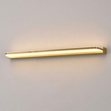 Show details for LED Mirror Front Light 9W  Warm White, Front Lighting IP44 for Bathroom, LED Over Mirror Light, Stainless Steel Base Picture of LED Mirror Front Light 9W  Warm White, Front Lighting IP44 for Bathroom, LED Over Mirror Light, Stainless Steel Base